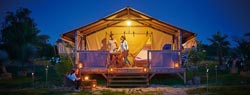 rent a tent near autun camping-car